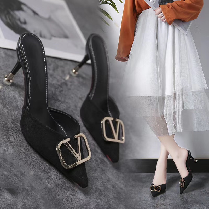 Heels z50 sepatu sendal wanita import realpict