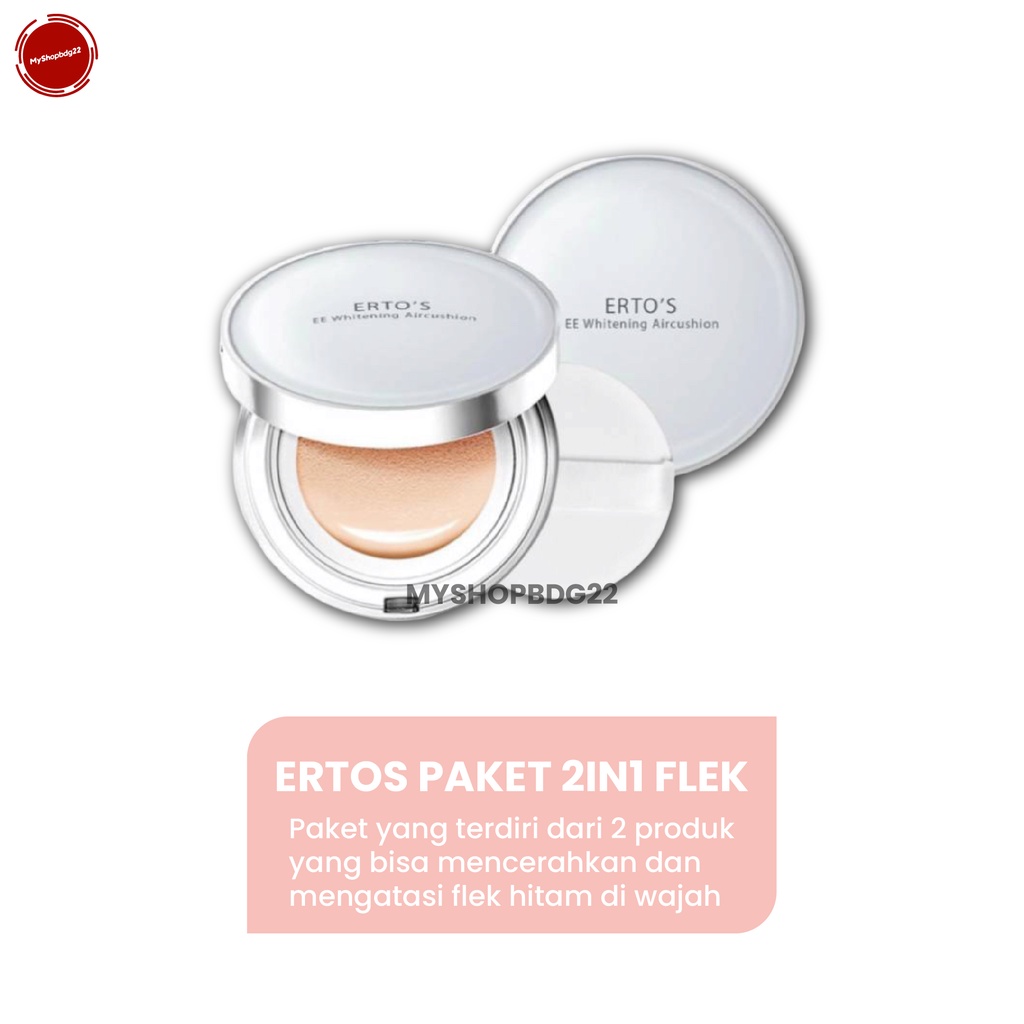 EE Whitening Cushion Alat Perlengkapan Make Up Wajah Pengganti Foundation &amp; Bedak 2in1 By Myshopbdg22