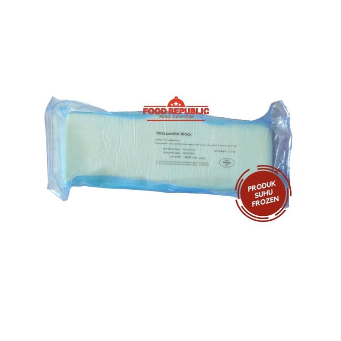 

BAYAR DITEMPAT MOZARELLA CHEESE DAIRY PARTNER 1 KG REPACK - KEJU MOZZARELLA HALAL