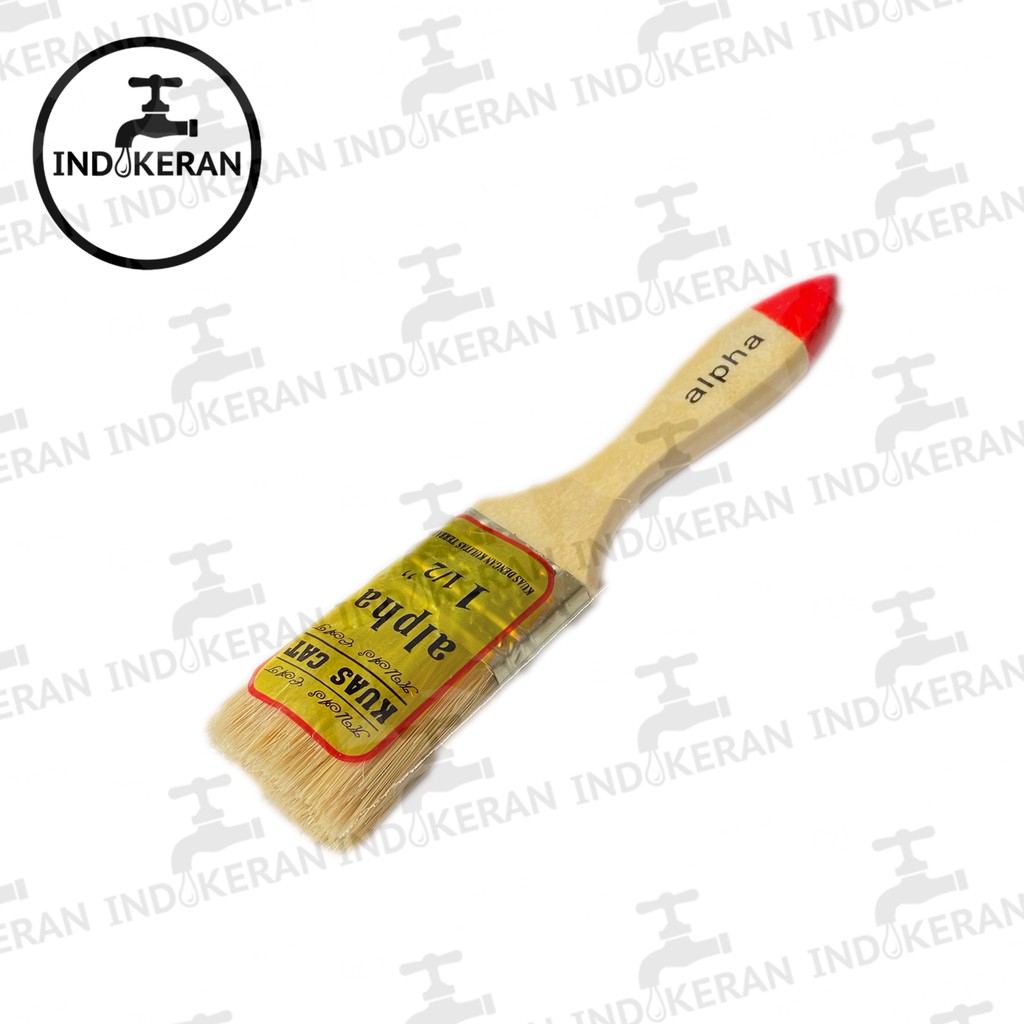 INDOKERAN - Kuas Cat Serbaguna Gagang Kayu - High Quality