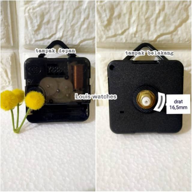 Mesin jam dinding sweep pagol hanger