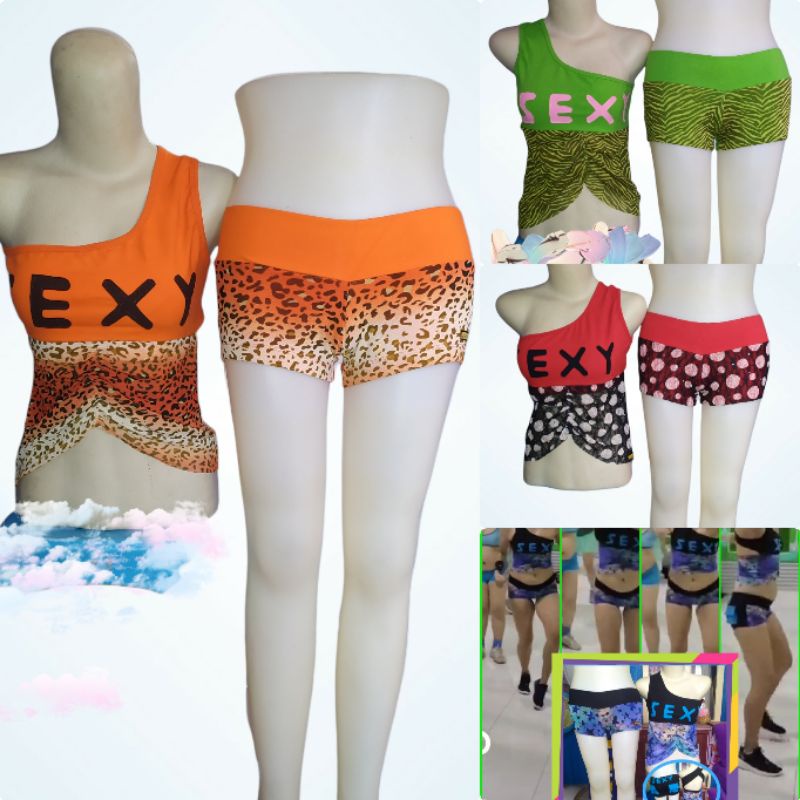 set sexy/setelan seksi/dress olahraga/baju senam/pakaian wanita/baju zumba