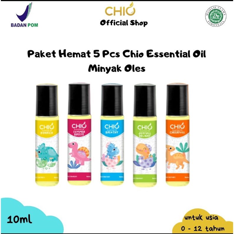 Minyak Essential Chio Baby &amp; Kids Oil Aromatheraphy Roll On 0 sd 2 tahun 8 ml