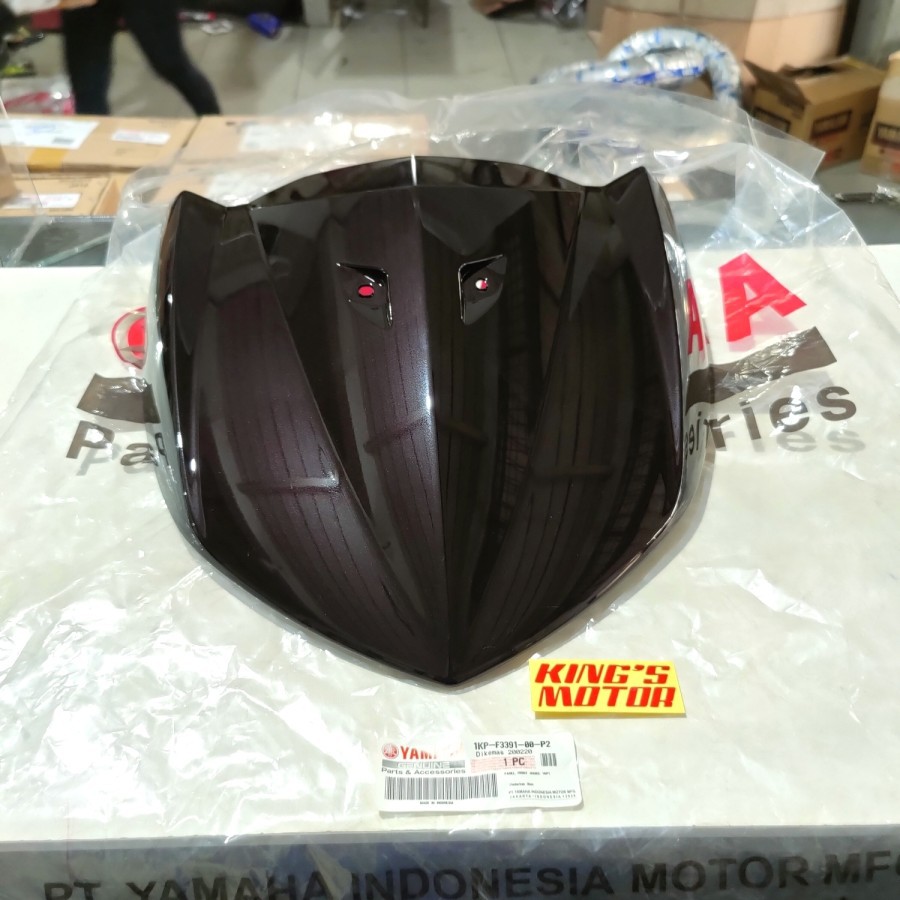 TAMENG DEPAN SOUL GT 115 HITAM VIOLET (1KP-P2) ASLI YAMAHA