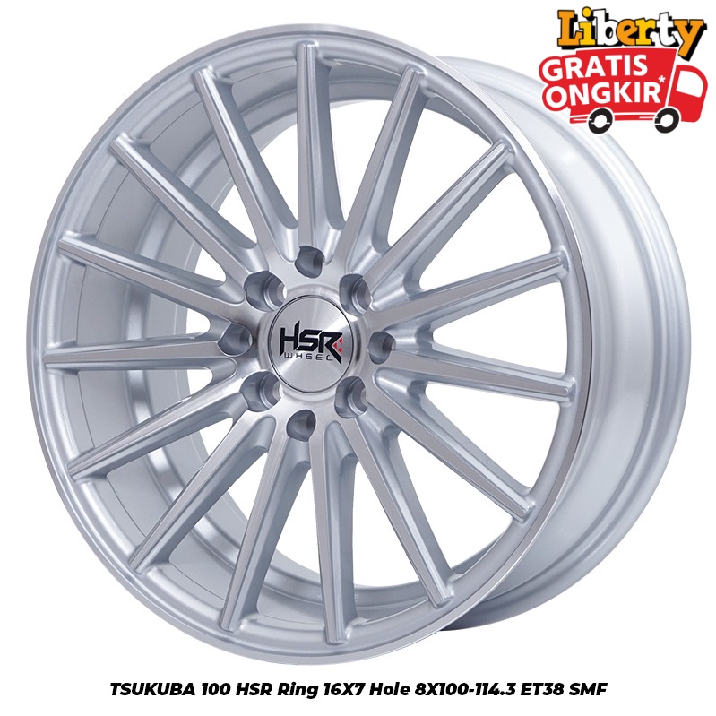 Velg Mobil Surabaya Ring 16 Hsr Wheel Tsukuba - Brio Ayla Sigra Ignis Calya Mirage Vios