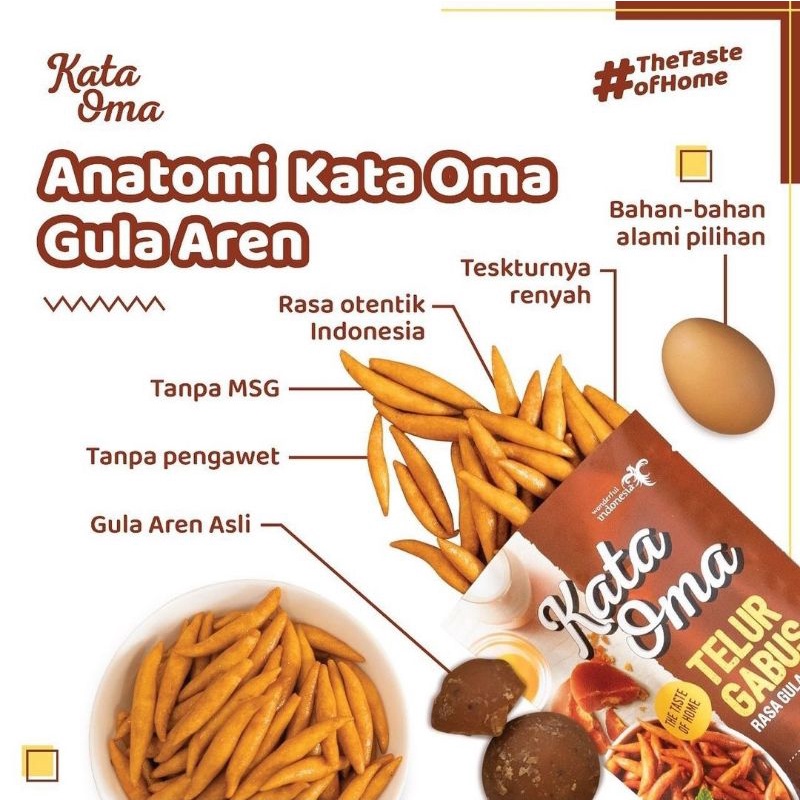 Kata Oma Telur Gabus Rasa Gula Aren Keju Balado Telur Asin Camilan Cemilan Manis Halal Keripik Kripik