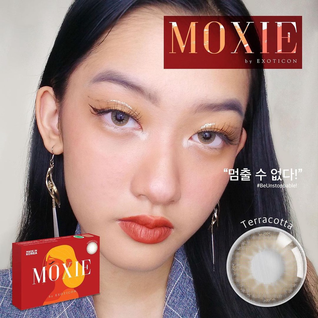 Soflens MOXIE NORMAL &amp; MINUS (-3.25 s/d -6.00) CHESTNUT MAHOGANY TERRACOTTA DOVE EXOTICON soflens/BS