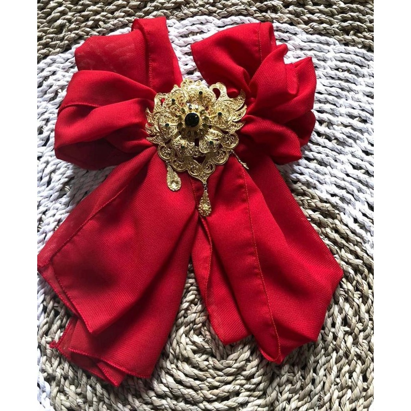 SELENDANG CHIFFON || SELENDANG SIFON BALI WARNA WARNI-Merah