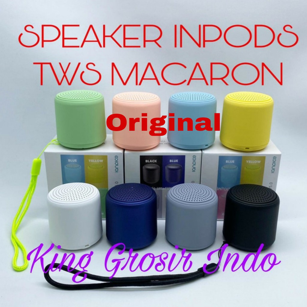 Speaker Bluetooth Macaron Inpods 12 Original Wireless Speaker V5.0 Inpods Tws