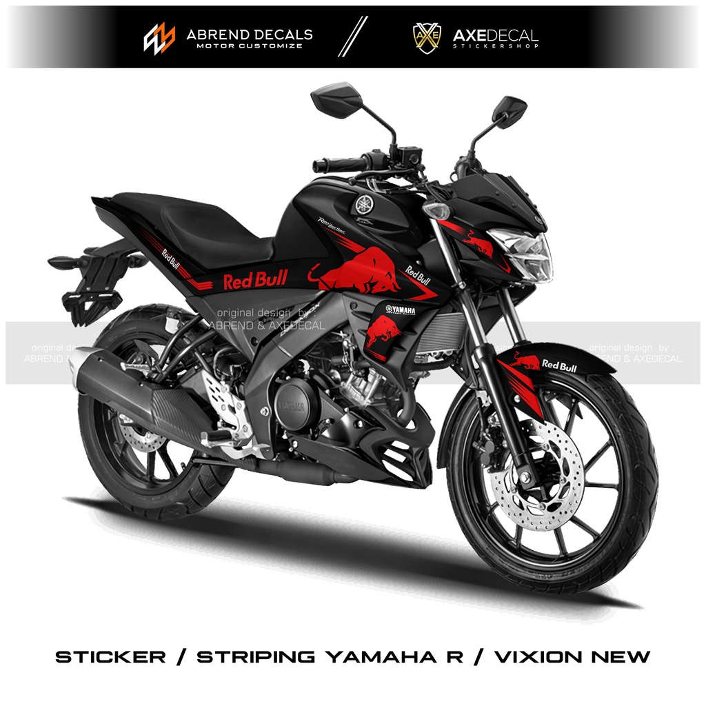 STRIPING YAMAHA VIXION R / VIXION NEW REDBULL / STIKER MOTOR VIXION BARU / STOCK DECAL