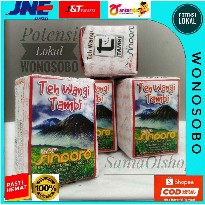 

TERMURAH..!! teh wangi cap SINDORO | 40gr | teh tambi wonosobo