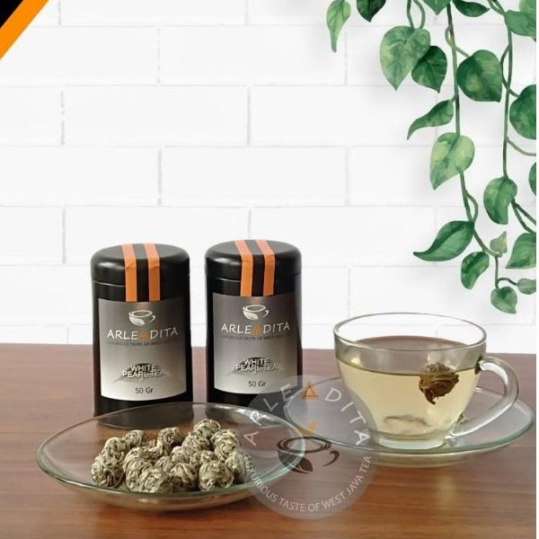 Jual TEH PUTIH "PEARL WHITE TEA ARLEADITA_TEH KESEHATAN DAN DIET DENGAN