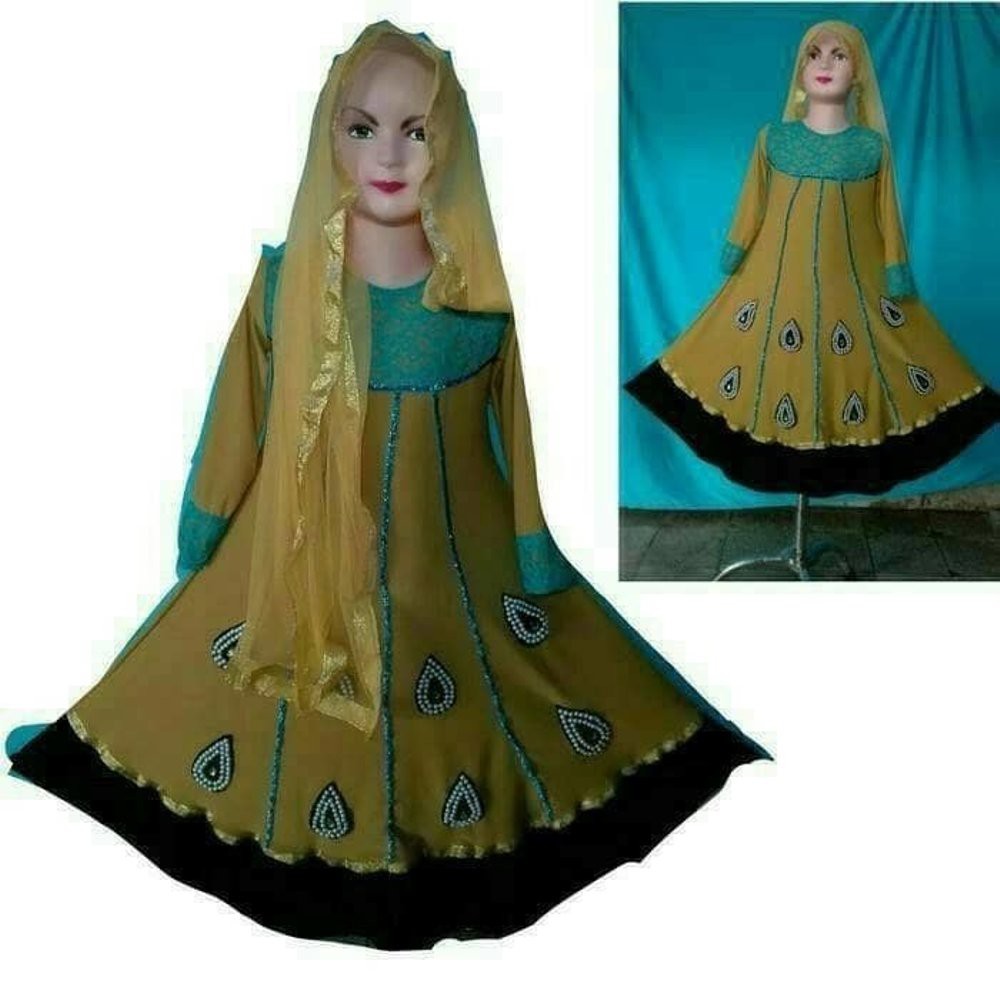 TERLARIS gamis india anak. baju tari anak muslimah