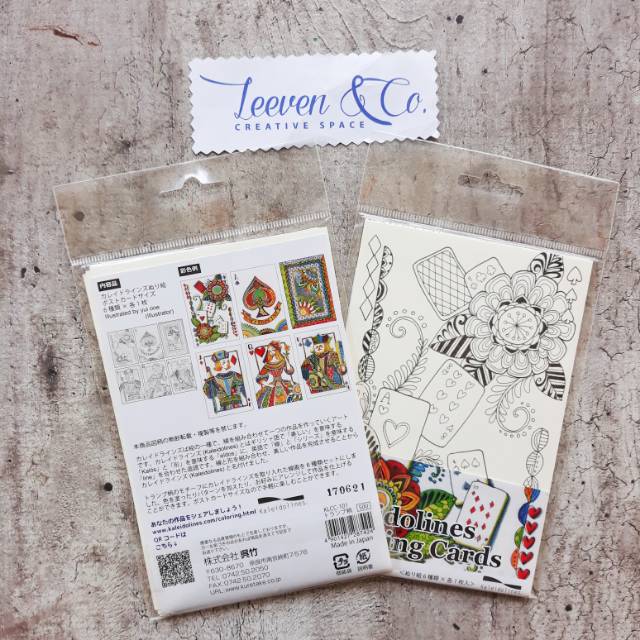 

ZIG KURETAKE KALEIDOLINES COLORING CARDS KLCC-101