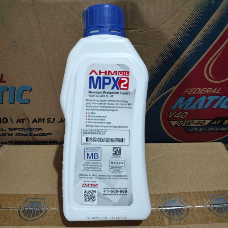 OLI AHM MPX 2 MATIC 08L 10W-30 API SL JASO MB
