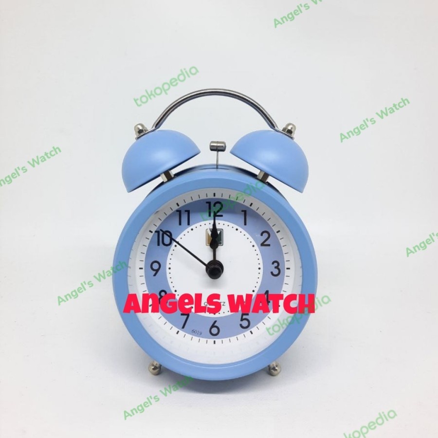 Jam Beker kring nyaring alarm/ jam kring weker kencang include baterai - Hijau jam kring weker include