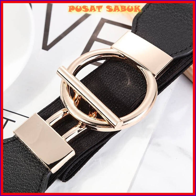 Ikat Pinggang Wanita Obi Sabuk Karet Women Belt Fashion Gesper Cewek Korea Oby Import Cantik Murah