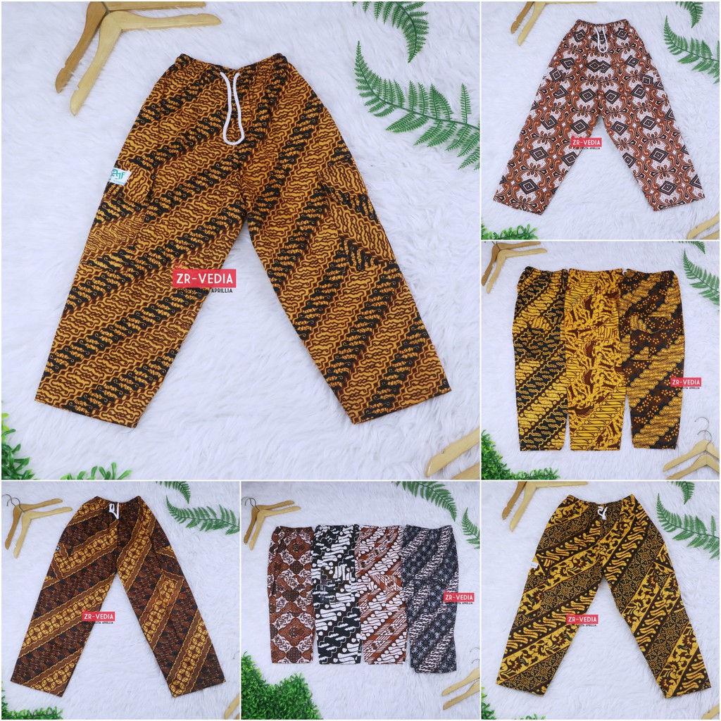 Celana Boim Batik Uk 4-5 Tahun / Pants Kids Anak Laki Celana Panjang Motif Batik Harian Santai Murah