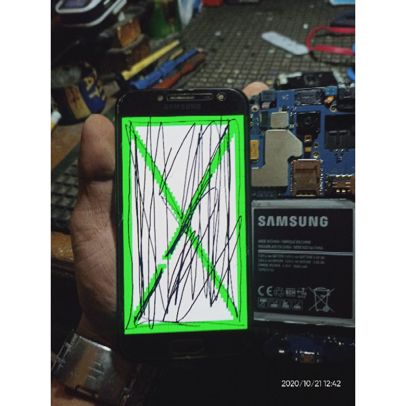 lcd samsung j2 pro amoled ori copotan tested normal