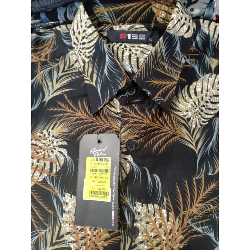 s 135 / kemeja slimfit / printing