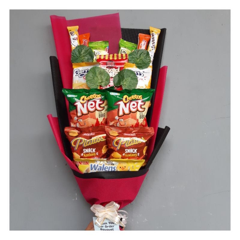 

Bouquet Snack Black Pink Fanta