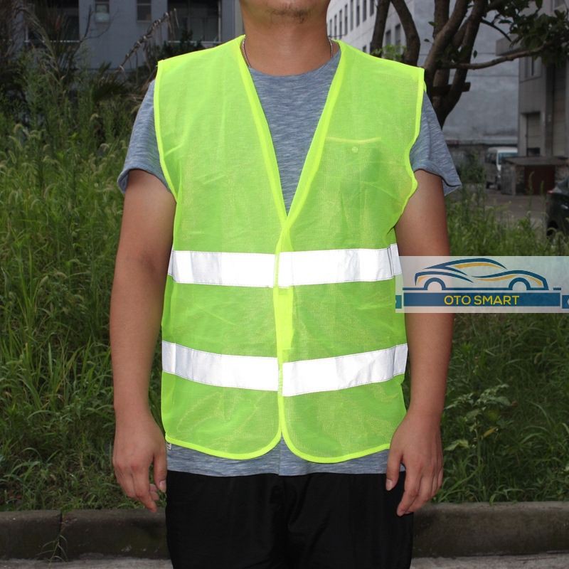 Rompi Jaring Scoth X Rompi Proyek X Rompi Parkir Pengaman Jala Safety Vest Nyala