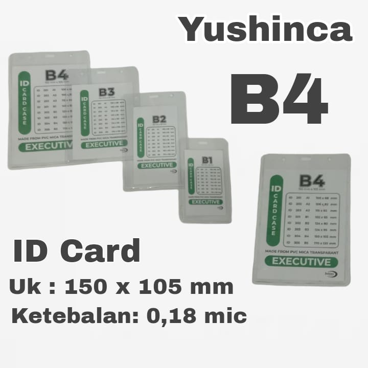 

ID CARD B4 (150 X 105 MM ) EXECUTIVE- YUSHINCA / KARTU PANITIA / KARTU STUDYTOUR / KARTU NAMA
