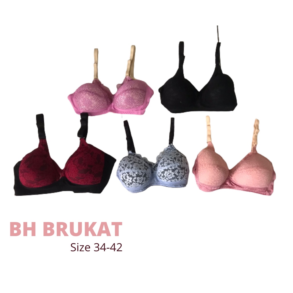 BH Brukat Tanpa Kawat Bra Busa Bandung Grosir bh wanita