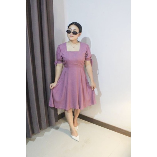 ALUNA MIDI DRESS || DRESS SIMPLE ELEGANT