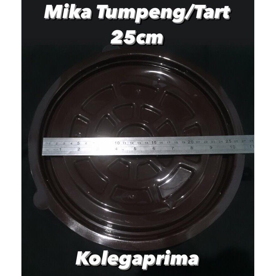 MIKA KUE TART 25CM/ CT 25 BULAT/ MIKA TART MURAH ISI 10PCS