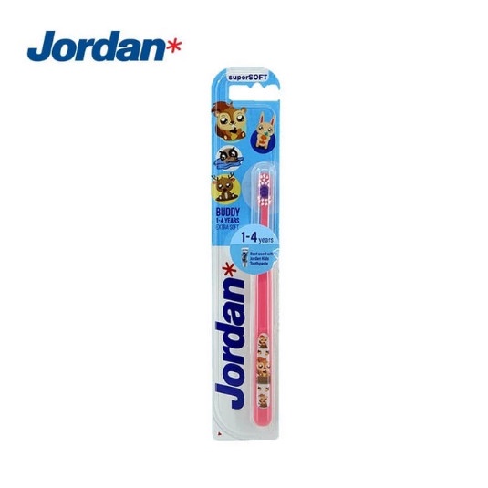 Sikat Gigi Anak Jordan Super Soft Buddy 1- 4 Tahun