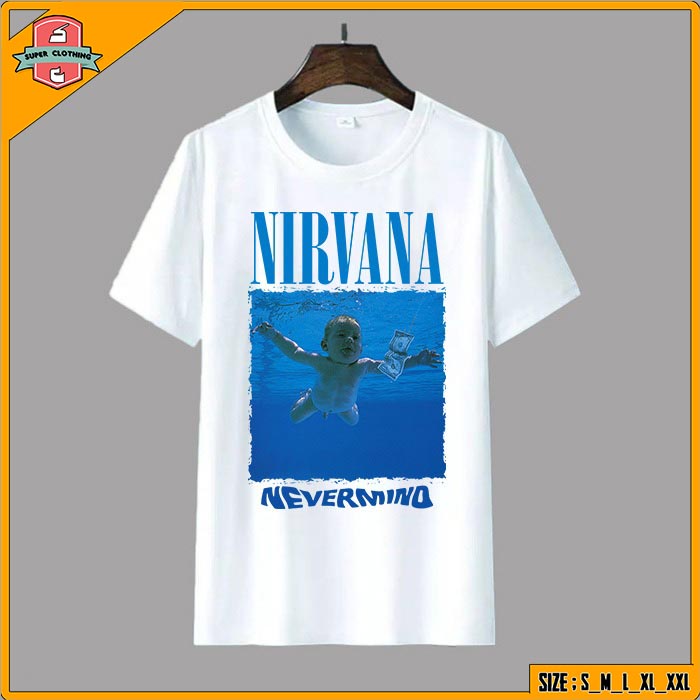 KAOS NIRVANA - NIRVANA T-SHIRT - BAJU DISTRO NIRVANA - KAOS DISTRO NIRVANA - BAJU KAOS NIRVANA