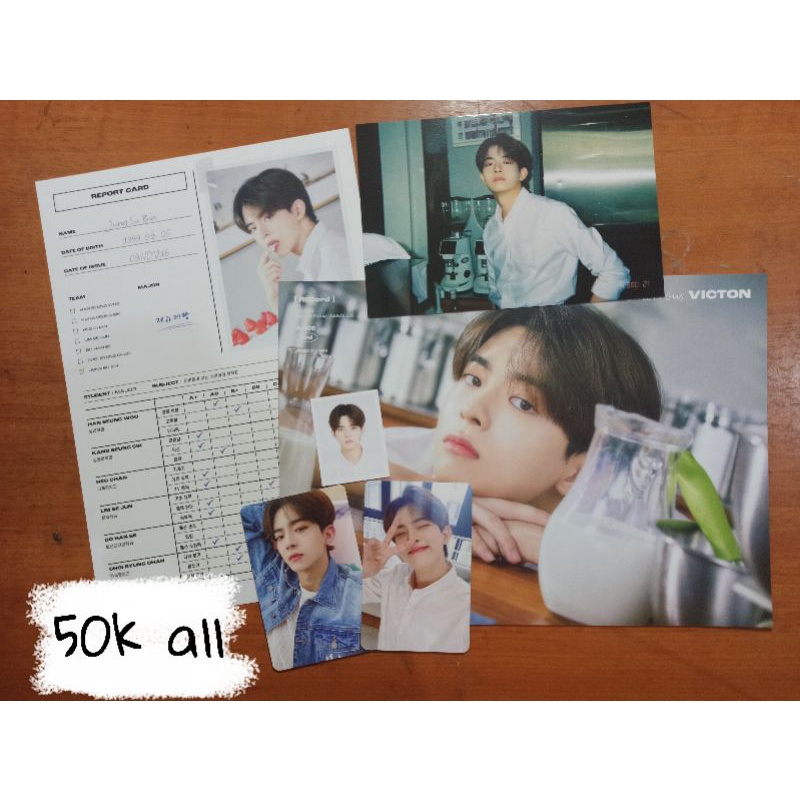 Fankit 3rd Gen Victon Subin set Photocard Postcard Poster