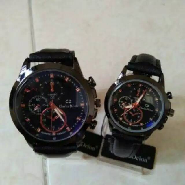 jam tangan couple charles delon ORI anti air