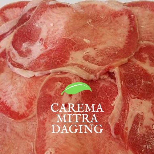 

Slice Tongue Beef / Lidah Sapi Iris Berkulit / Gyutan Import AUS 500g Halal