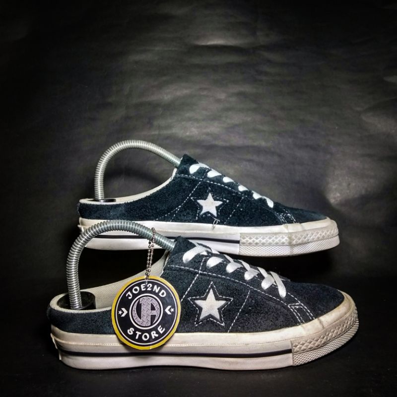 Converse One Star Mule Black & White