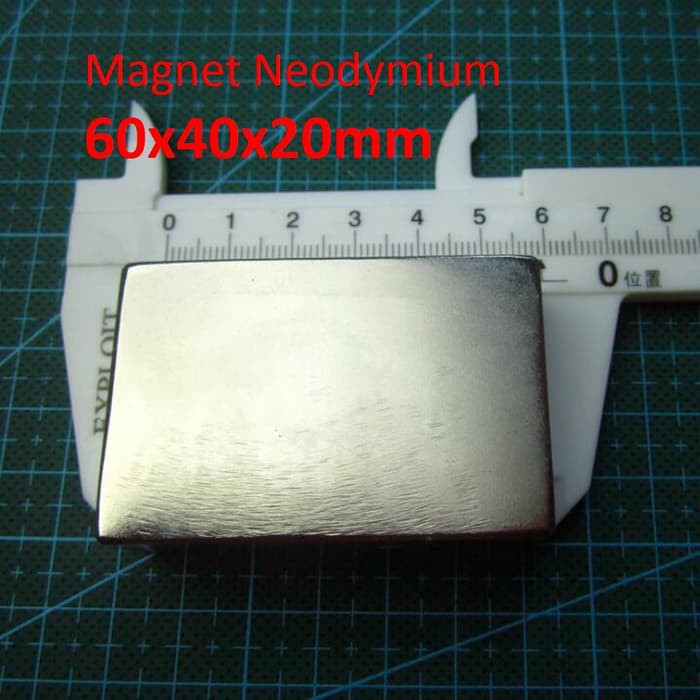 Promo Magnet Neodymium 60x40x20 mm,magnet besar kotak persegi kuat, 604020