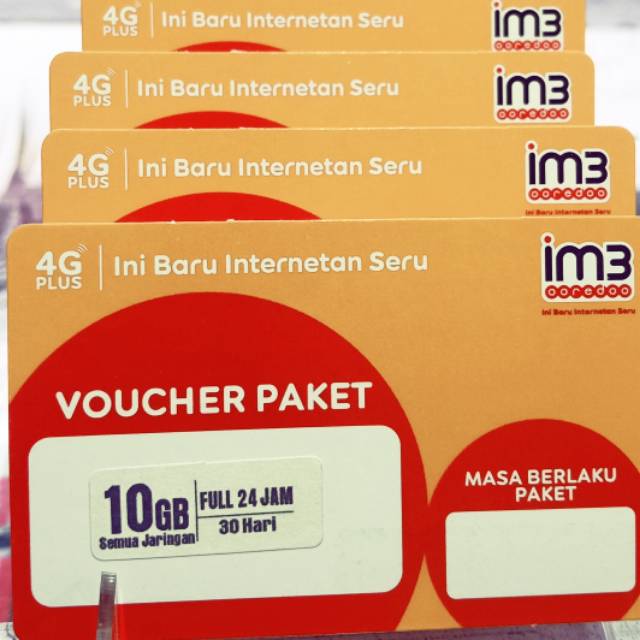 Voucher indosat 10gb unli sosmed