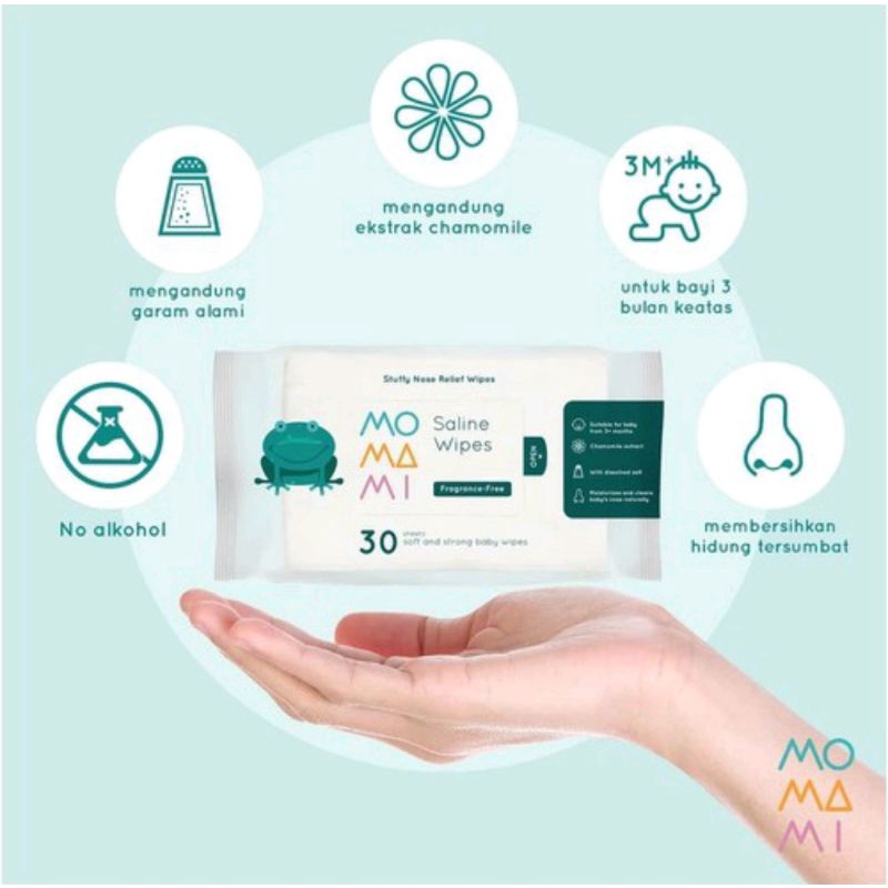 MOMAMI Saline Wipes