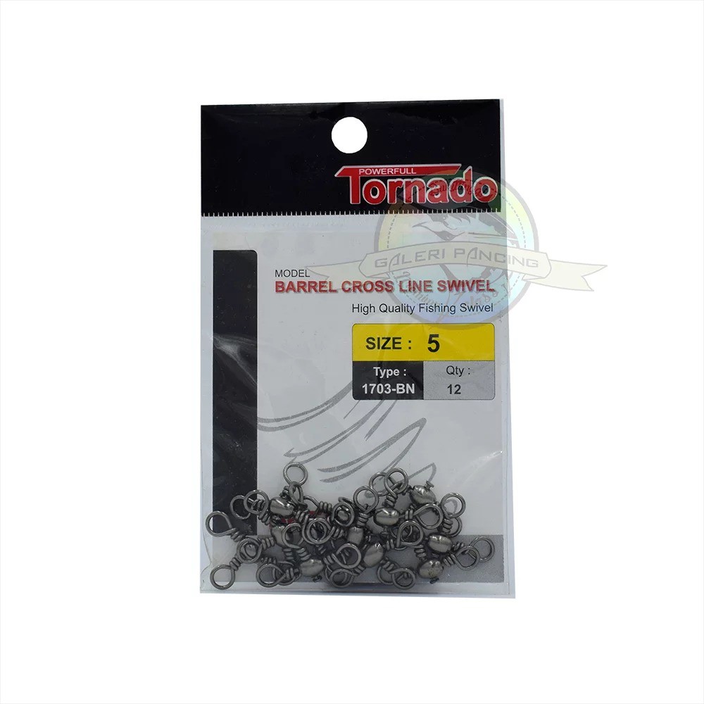 Tornado Barrel Cross Line Swivel - Swivel Cabang 3 - No 5