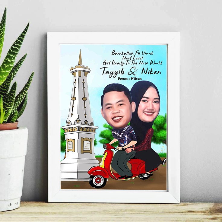 

Karikatur CETAK + SOFT FILE + FIGURA 25cmx30cm