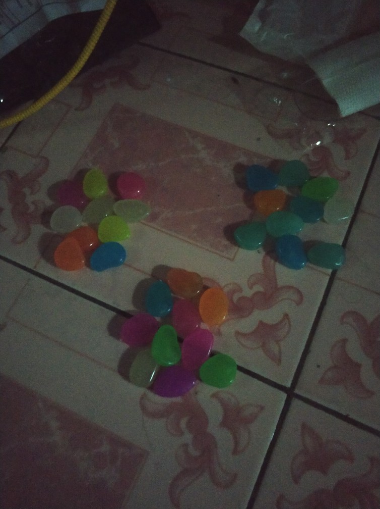 Multi-color Batu Hias Dekorasi Glow In Thedark