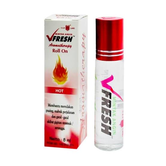 V FRESH Roll On Aromoterapy 8ML - Minyak Angin Aromaterapy