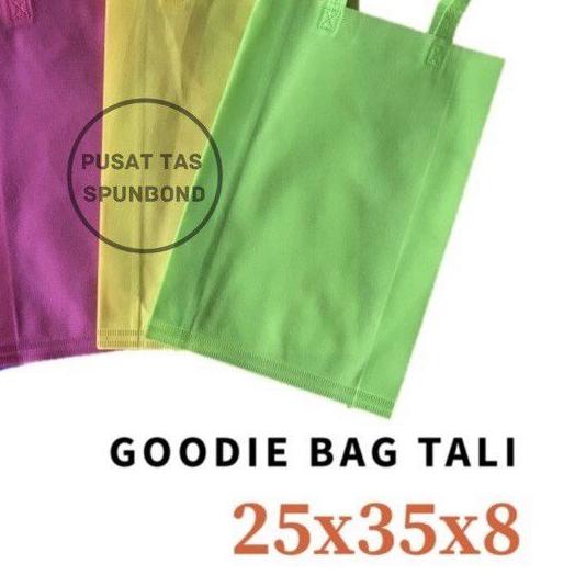 Tas Spunbond Tali 25x35x8 - 1 Lusin | Goodie Bag Spunbond