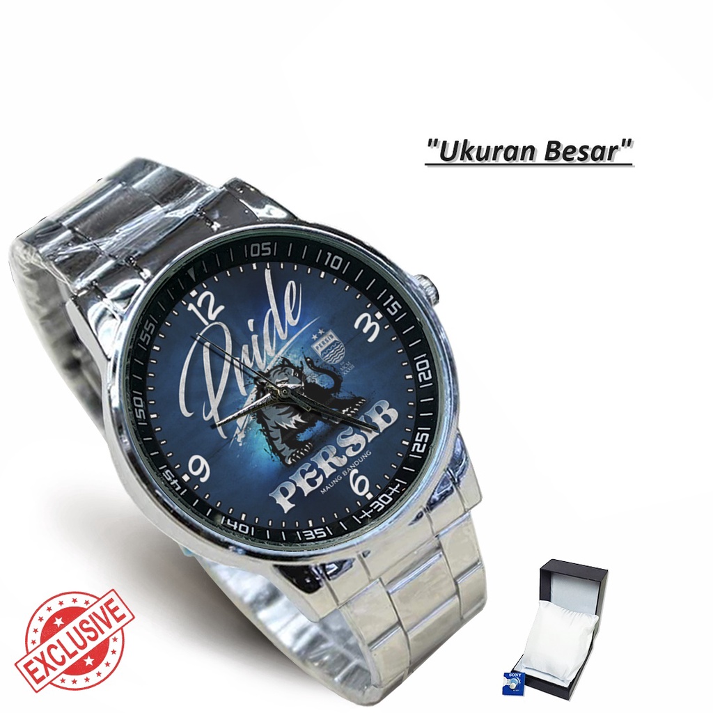 Jam Tangan Rantai Couple PRIDE OF PERSIB 2 (Awesome)