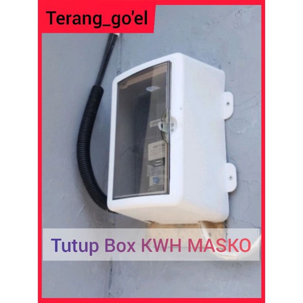 MASKO Tutup Box KWH Meteran Listrik Prabayar // Box Tutup KWH Meter Prabayar MASKO