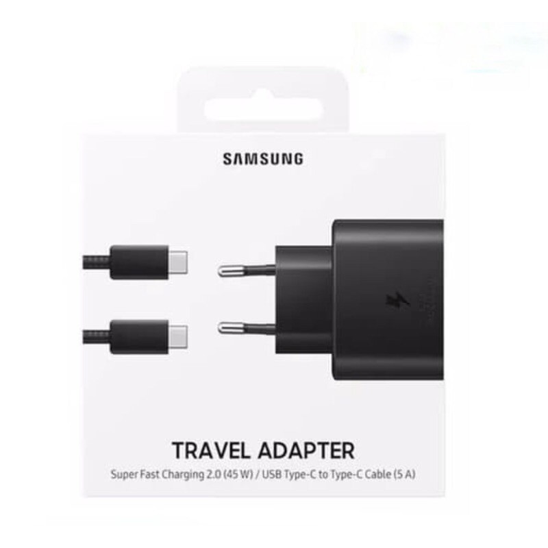 Charger Original Samsung Note 20 , Note 20 Ultra Super Fast Charging 2.0 (45W)