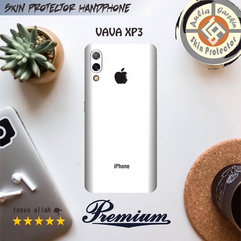 Garskin HP VAVA XP3 Motif Iphone White- Free Custom Motif