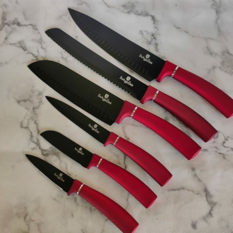 Berlinger Haus 6 pcs Knife set Burgundy