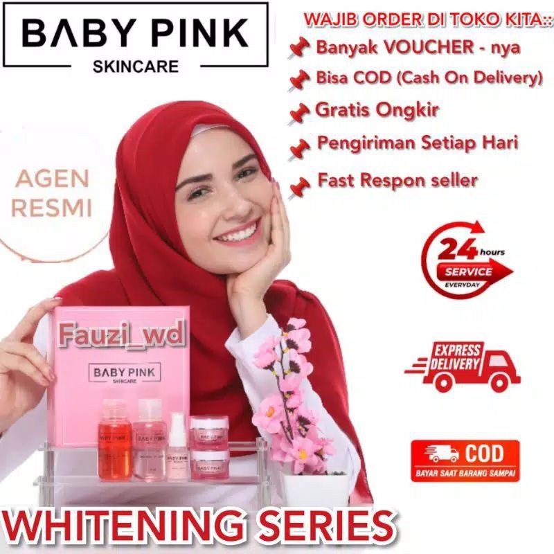 BABYPINK SKINCARE WHITENING SERIES BABYPINK SKINCARE BPOM&ORIGINAL